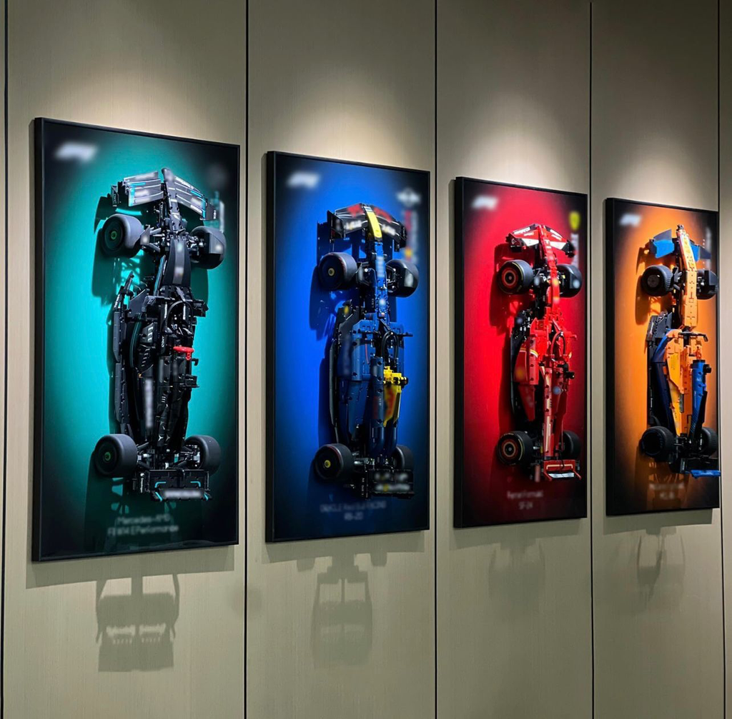 3D car wall framed collectible