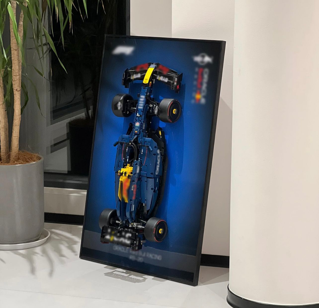 3D car wall framed collectible